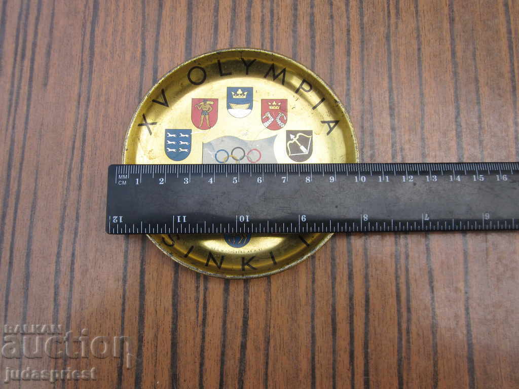 Olympic marked plate Olympiad Helsinki 1952 - 7 Olympic marked plate Olympiad Helsinki 1952 - 7