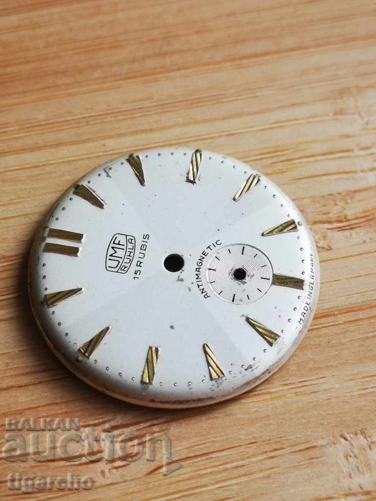 Auction  Ruhla watch dial