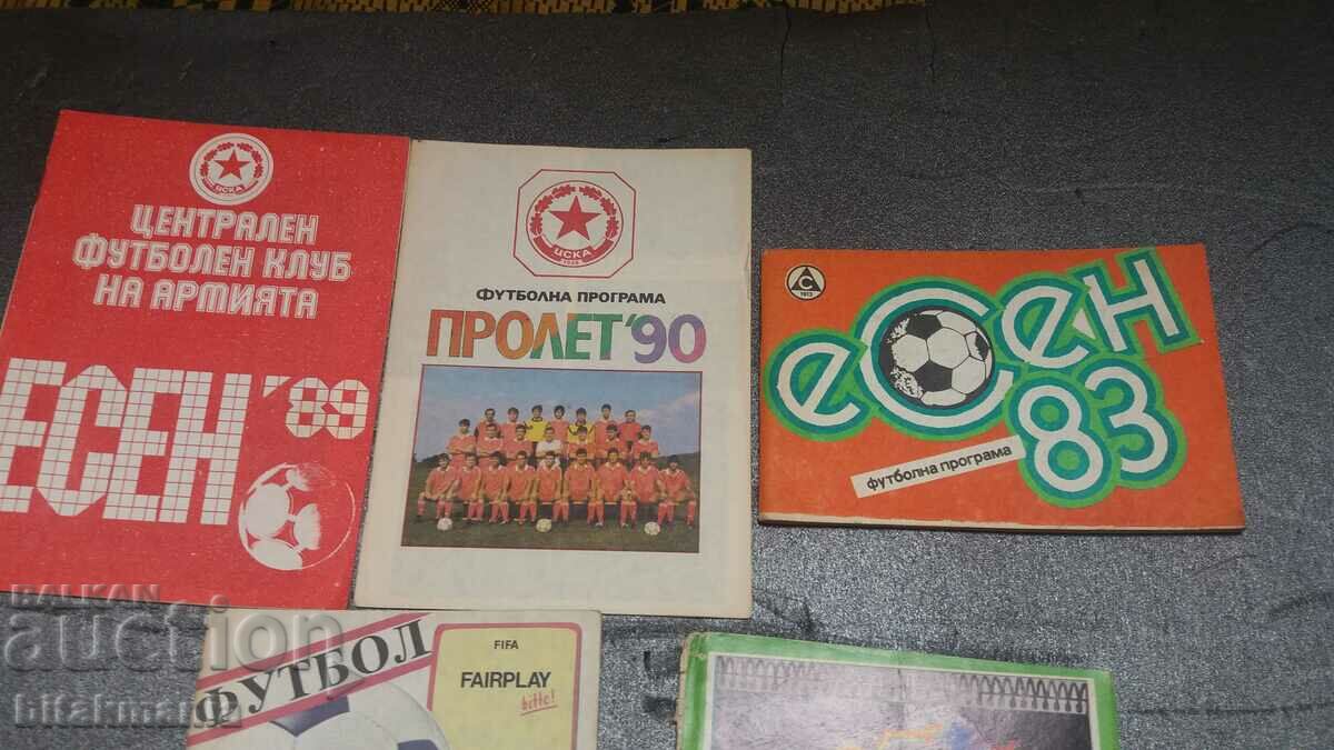 Auction Lot of football programs Auction Lot of football programs
