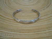 Solid SILVER BRACELET, SILVER 999, Asian stamps