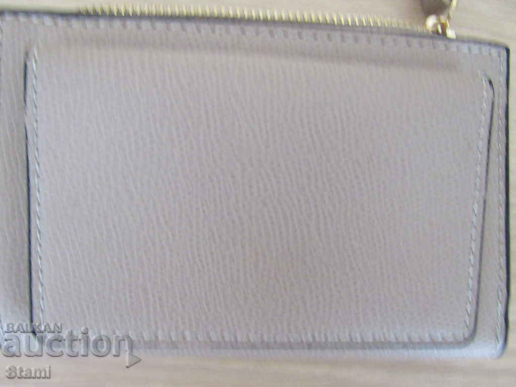 Women's 2 in 1 purse made of genuine cappuccino leather, Mongolia with price 46.00 BGN | € 23.52 Women's 2 in 1 purse made of genuine cappuccino leather, Mongolia with price 46.00 BGN | € 23.52