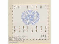 1995. Germany. 50 years of the United Nations.