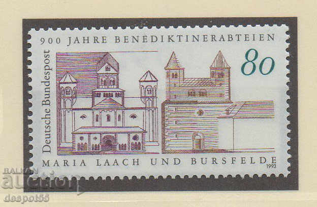 1993. Germany. The Benedictine monasteries of Maria Laach and Bursa.