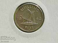 1 shilling 1942 Fiji Unc Silver