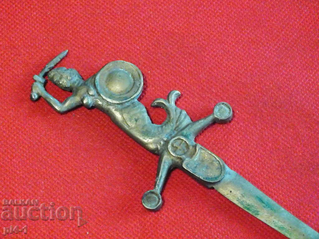 Auction  Old Bronze Letter Knife