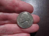 1962 год 5 цента САЩ буква D