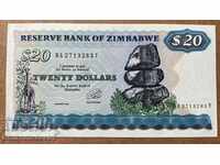 Zimbabwe 20 Dollars 1994 Pick 4c Ref 3283 Unc