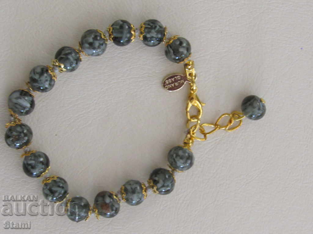 Handmade Murano glass bracelet, Venice with price 45.00 BGN | € 23.01