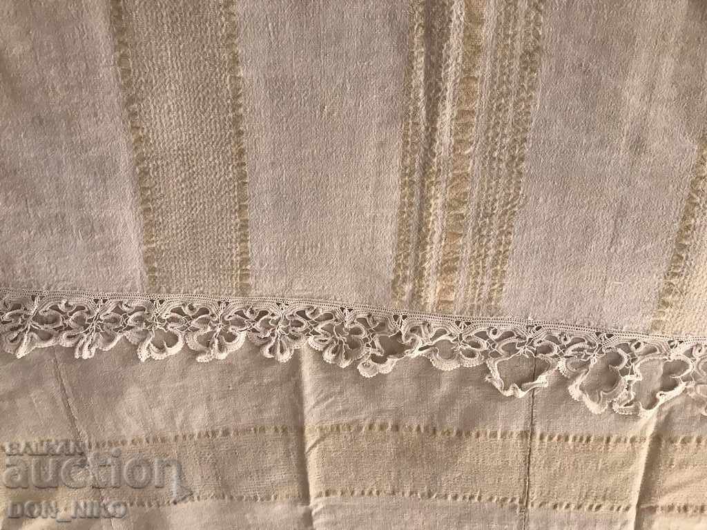 Kenaren Sheet with Hand Knitted Lace with price 80.00 BGN | € 40.90