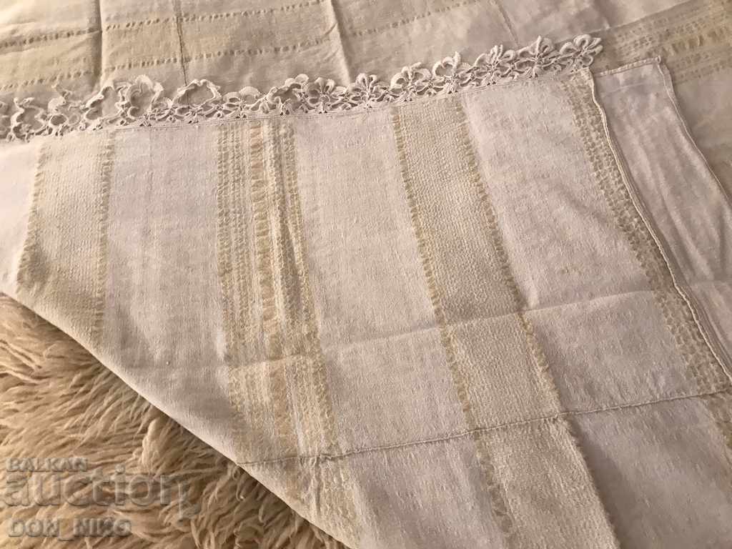 Kenaren Sheet with Hand Knitted Lace - 5