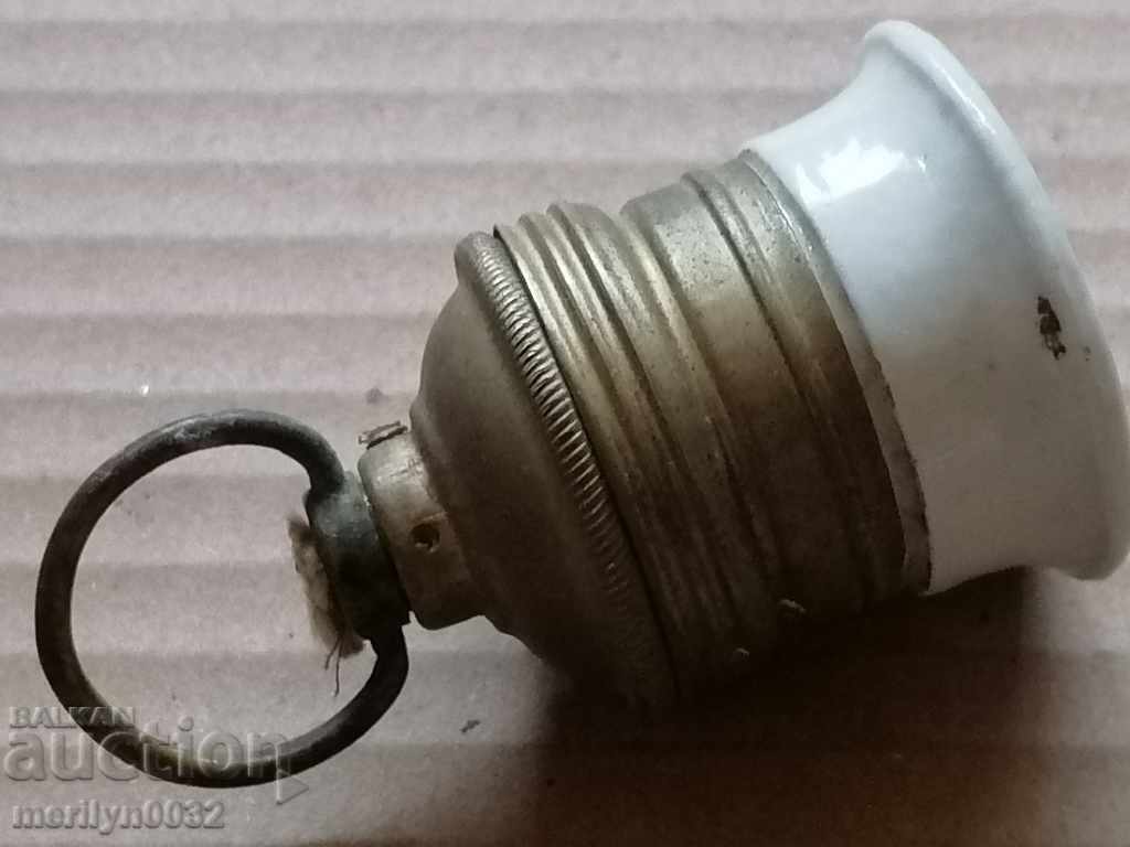 Old porcelain fuselamp lamp lantern lampshade 1920year with price 43.00 BGN | € 21.99 Old porcelain fuselamp lamp lantern lampshade 1920year with price 43.00 BGN | € 21.99