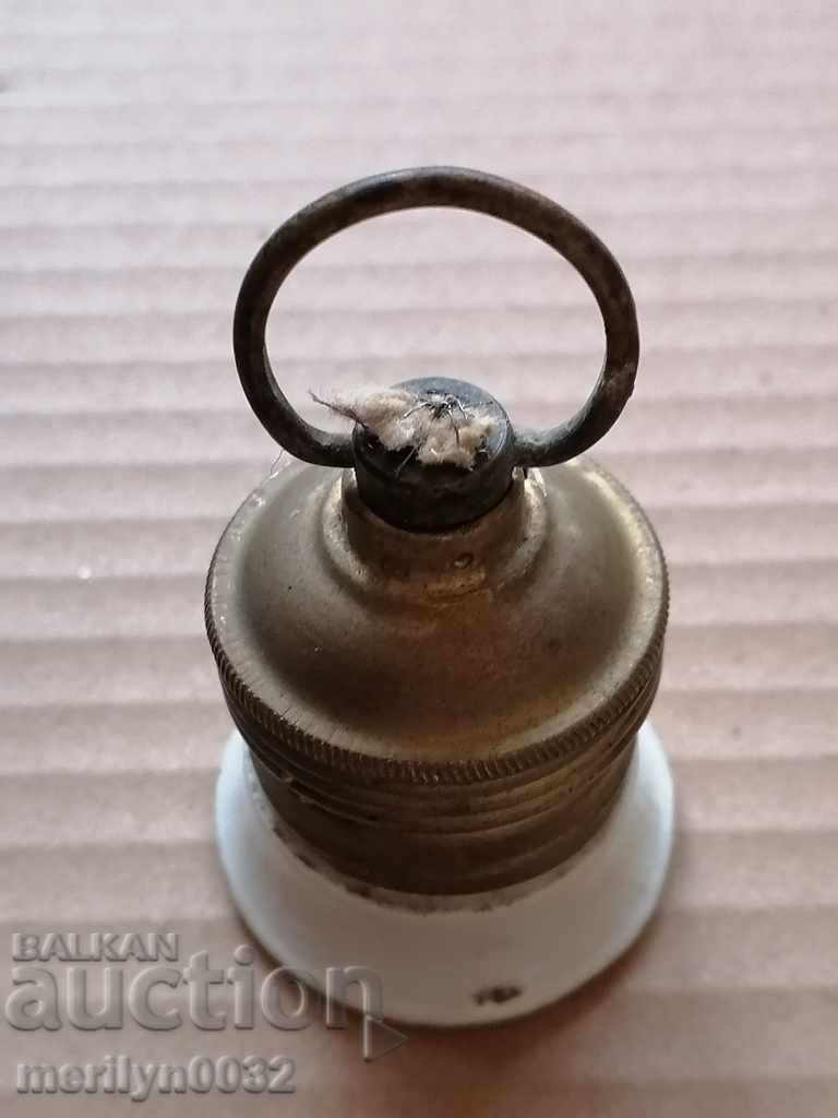 Old porcelain fuselamp lamp lantern lampshade 1920year - 7 Old porcelain fuselamp lamp lantern lampshade 1920year - 7