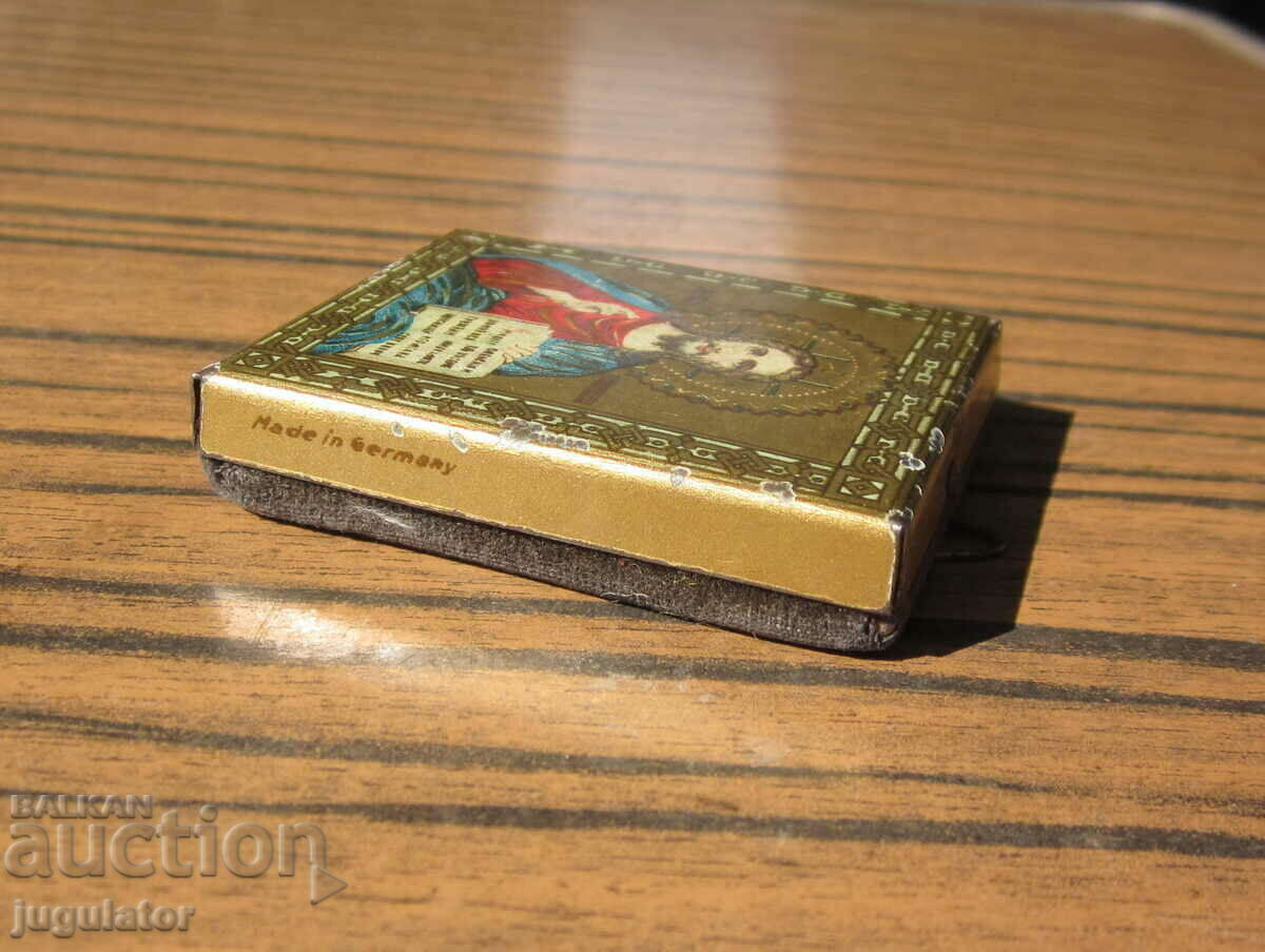 Delivery of vintage German home icon lithograph metal marked Delivery of vintage German home icon lithograph metal marked