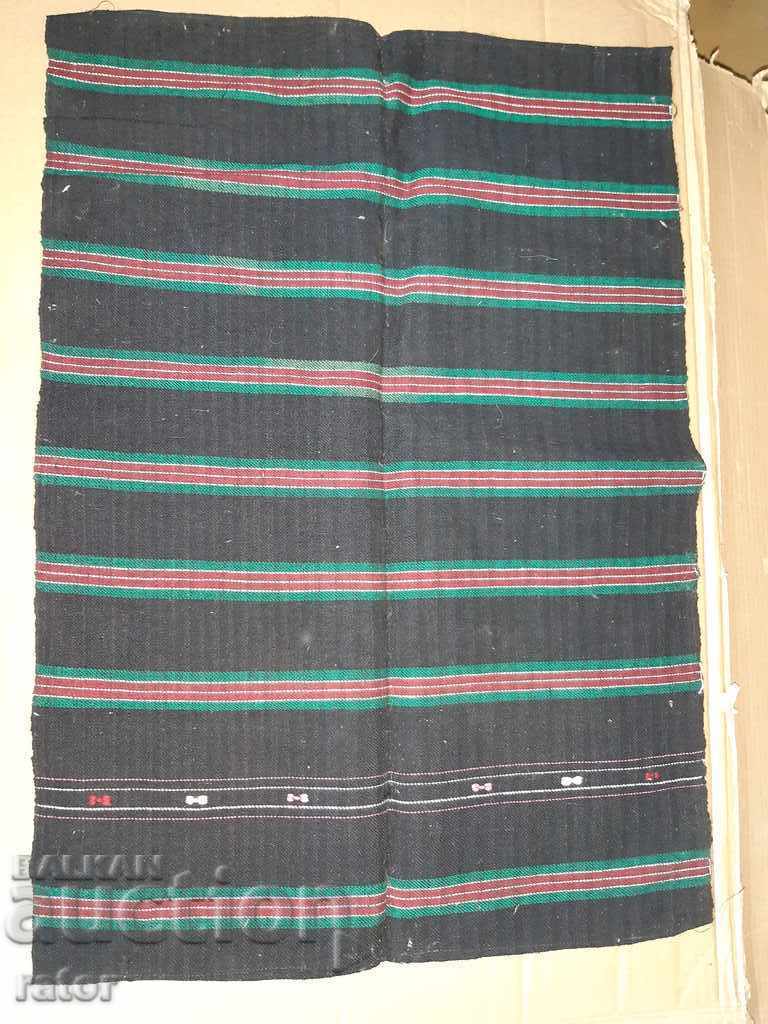 Authentic woven apron with embroidery, costume