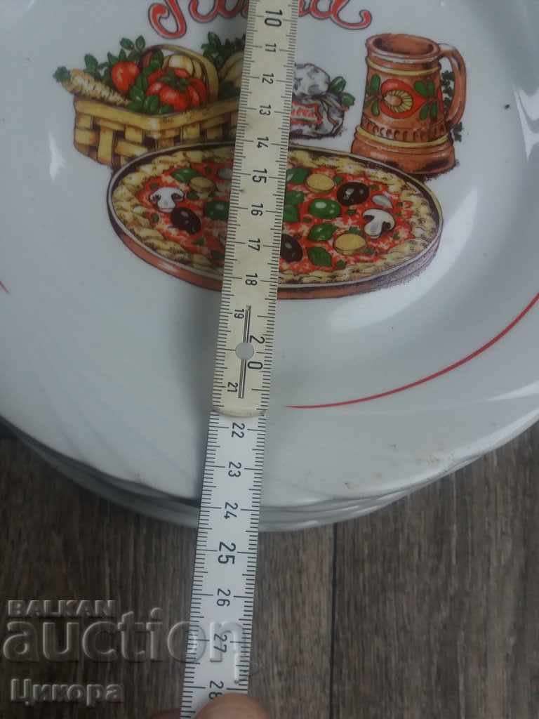 PORCELAIN PLATE SET-6 pcs with price 40.00 BGN | € 20.45 PORCELAIN PLATE SET-6 pcs with price 40.00 BGN | € 20.45