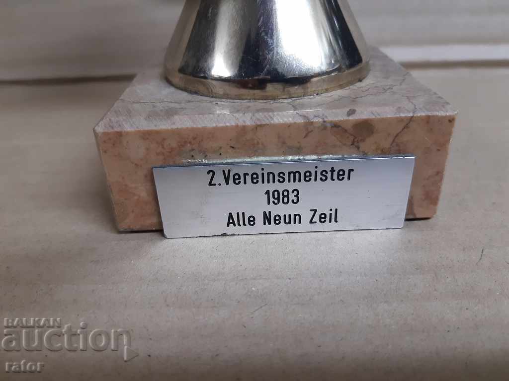 Old sports cup - bowling, Germany 1983 - 7 Old sports cup - bowling, Germany 1983 - 7