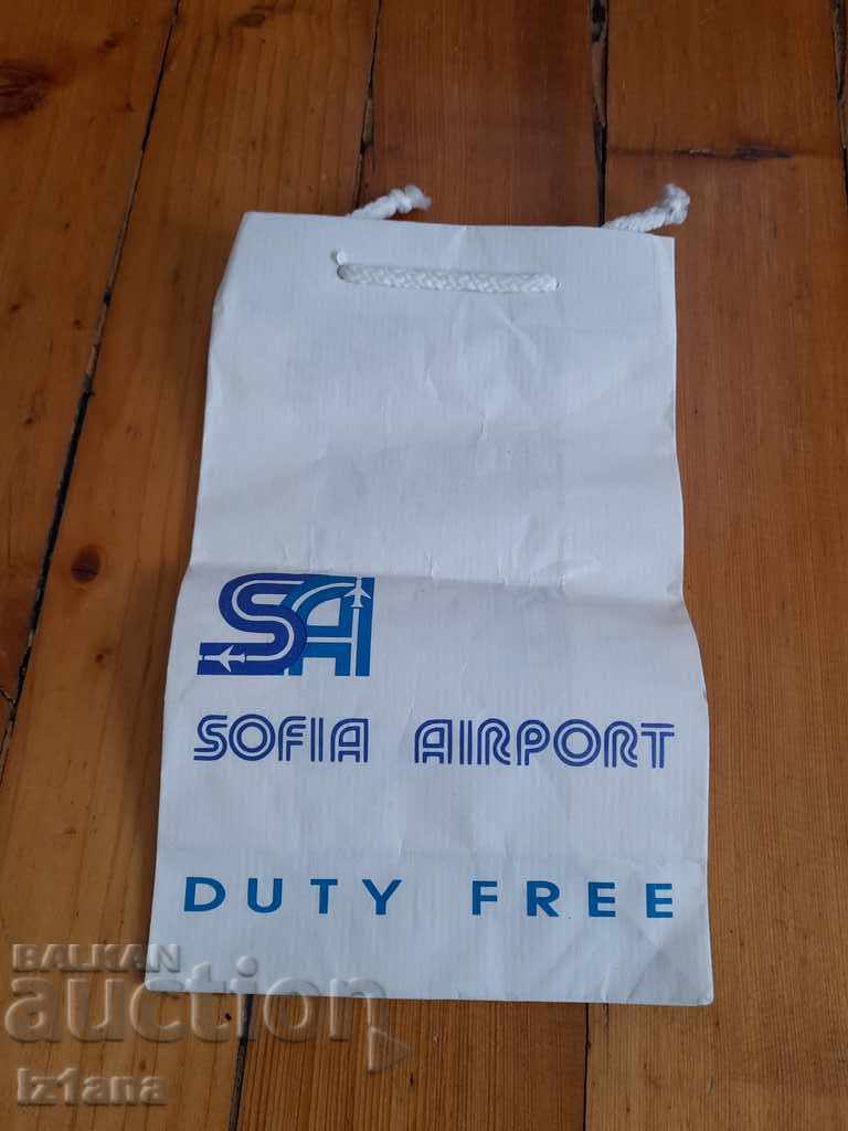 SOFIA AIRPORT paper bag