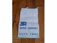 SOFIA AIRPORT paper bag