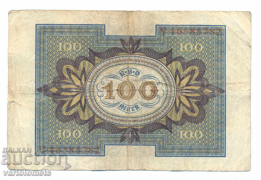 100 Mark Reichsbanknote 1920 - Germany