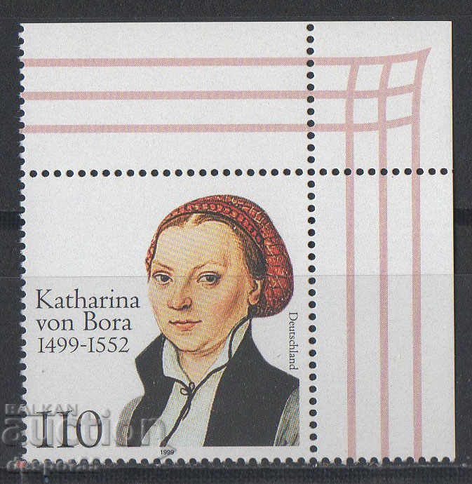 1999. ГФР. 500-годишнина от рождението на Катарина фон Бора.