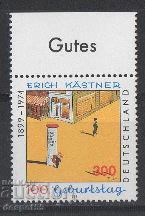 1999. ГФР. 100 год. от рождението на Ерих Кестнер, писател.