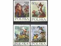 Чисти марки Приказки 1962 от Полша