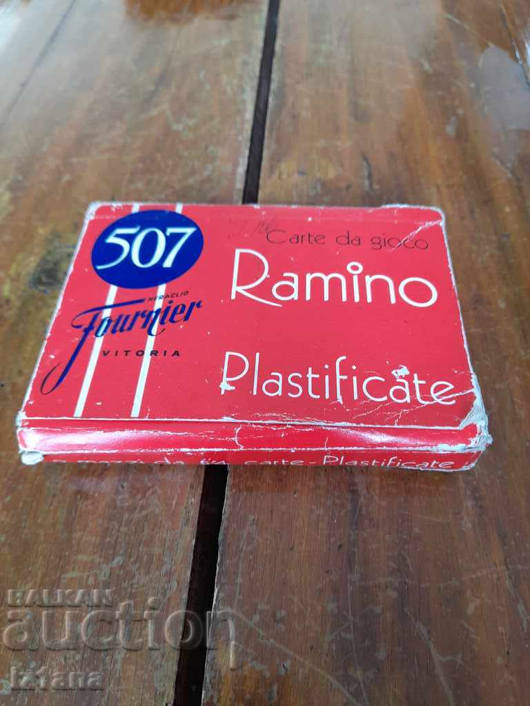 Old Ramino playing cards