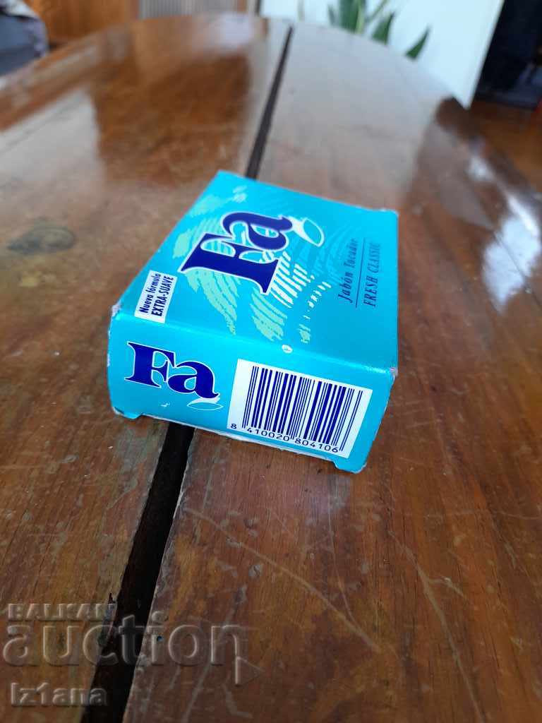 Old soap Fa with price 20.00 BGN | € 10.23 Old soap Fa with price 20.00 BGN | € 10.23