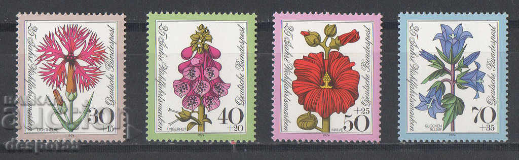 1974. ГФР. Благотворителност. Различни цветя.
