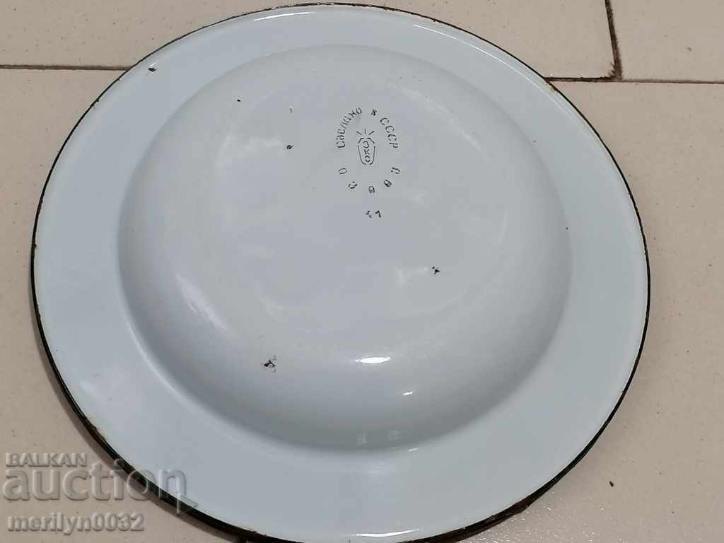 Enameled dish bowls with enamel bowls bowl early soc - 6 Enameled dish bowls with enamel bowls bowl early soc - 6