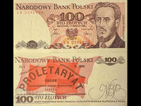 Polonia 100 Zlotych 1986 Pick 143 Ref 6920 Unc