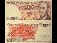 Polonia 100 Zlotych 1986 Pick 143 Ref 6927 Unc