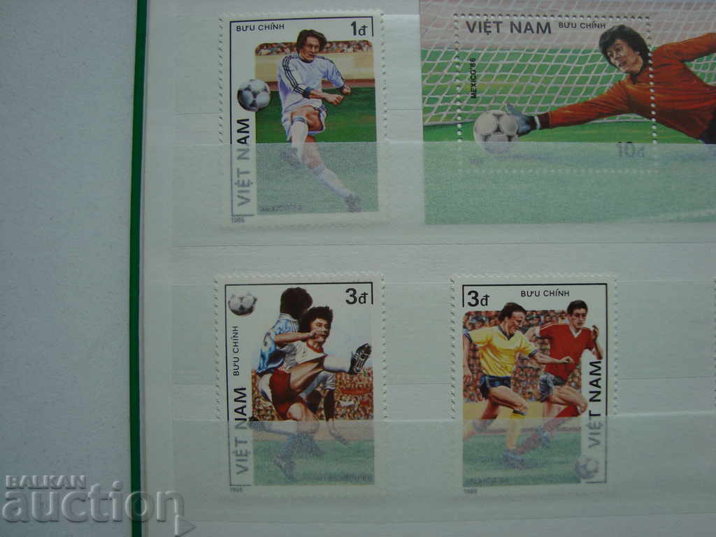 Auction Vietnam Brands Sports Football Mexico 1986 Auction Vietnam Brands Sports Football Mexico 1986
