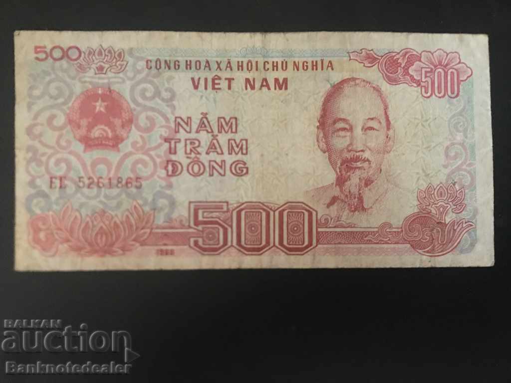 VIETNAM 500 Dong 1988 Pick 101 HO CHI MINH Ref 1865