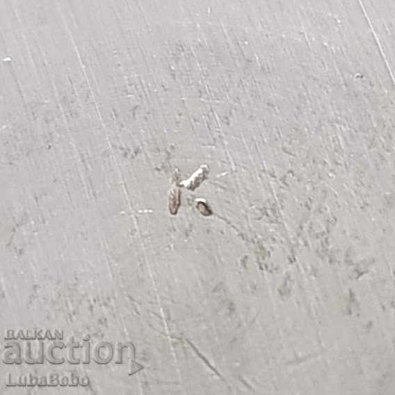 Βαθιά επαργυρωμένα πέντε φλιτζάνια με δίσκο. - 6 Βαθιά επαργυρωμένα πέντε φλιτζάνια με δίσκο. - 6