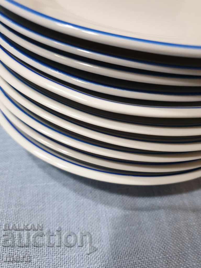 Porcelain Bulgarian plates - 6 pieces - 7 Porcelain Bulgarian plates - 6 pieces - 7