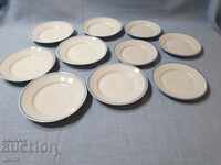 Porcelain Bulgarian plates - 10 pieces