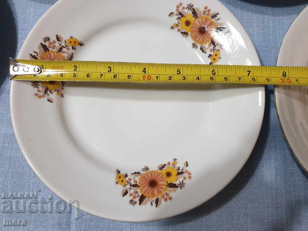 Delivery of Porcelain plates - 9 pieces - Dyanko Stefanov