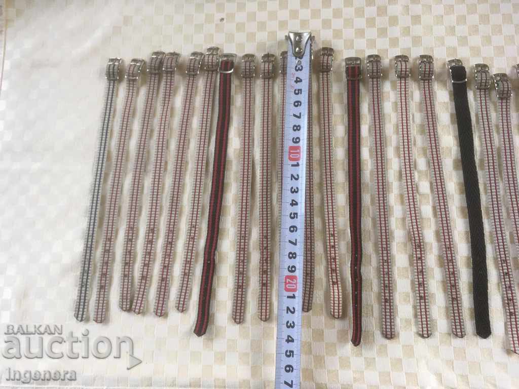 STRAP FOR WOMEN'S WATCH PERLON TEXTILE NEW-26 PCS with price 35.00 BGN | € 17.90