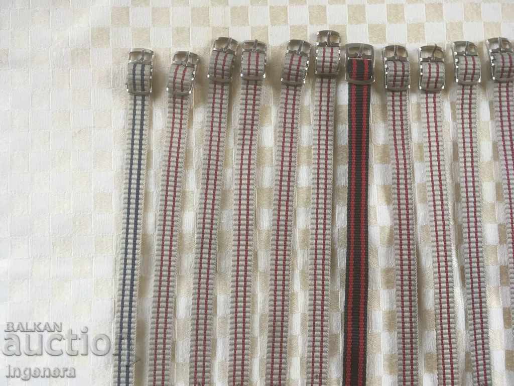 STRAP FOR WOMEN'S WATCH PERLON TEXTILE NEW-26 PCS - 5