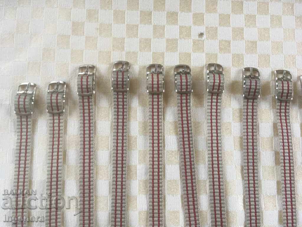 STRAP FOR WOMEN'S WATCH PERLON TEXTILE NEW-30 PCS - 5