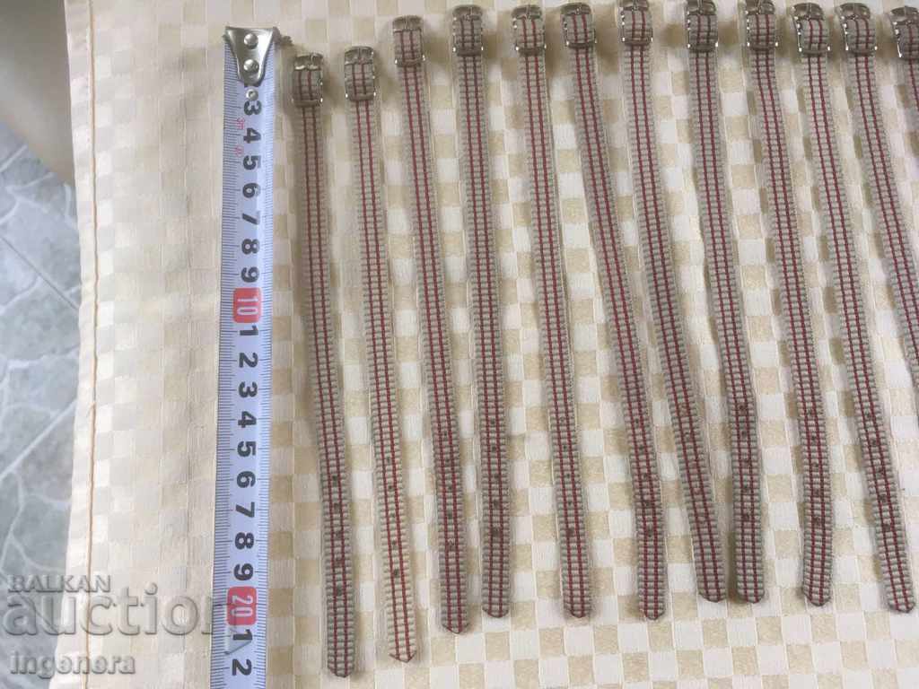 STRAP FOR WOMEN'S WATCH PERLON TEXTILE NEW-30 PCS - 6