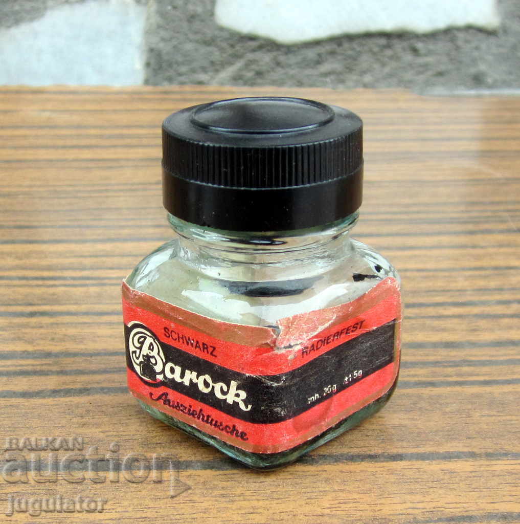 Antique glass ink bottle small bottle Baroque Barock with price € 5.00 | 9.78 BGN Antique glass ink bottle small bottle Baroque Barock with price € 5.00 | 9.78 BGN