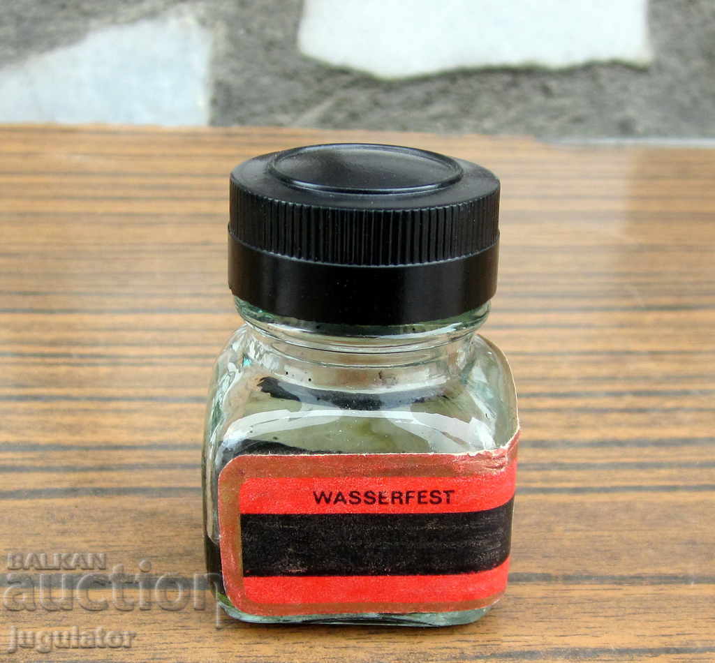 Auction Antique glass ink bottle small bottle Baroque Barock Auction Antique glass ink bottle small bottle Baroque Barock