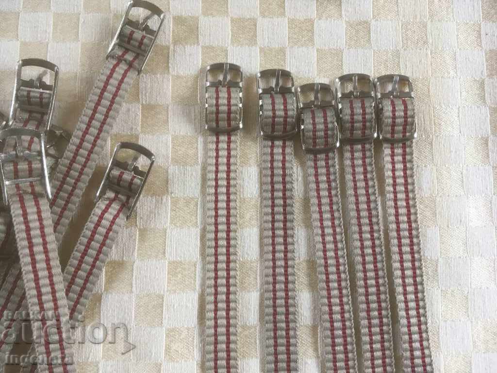 STRAP FOR WOMEN'S WATCH PERLON TEXTILE NEW-40 PCS EQUAL with price 44.00 BGN | € 22.50 STRAP FOR WOMEN'S WATCH PERLON TEXTILE NEW-40 PCS EQUAL with price 44.00 BGN | € 22.50