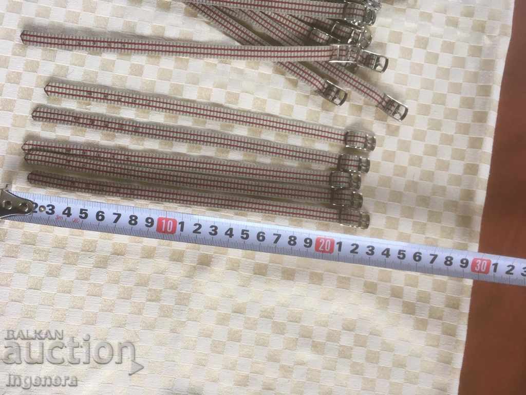 STRAP FOR WOMEN'S WATCH PERLON TEXTILE NEW-40 PCS EQUAL - 5 STRAP FOR WOMEN'S WATCH PERLON TEXTILE NEW-40 PCS EQUAL - 5