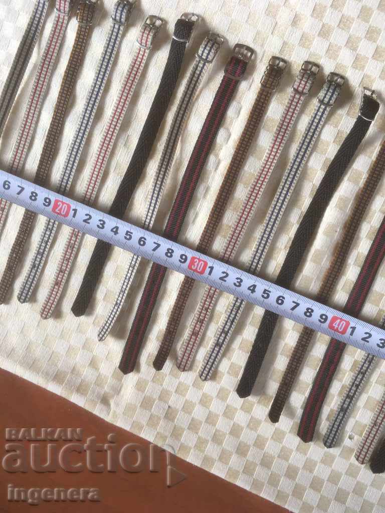 Auction STRAP FOR WOMEN'S WATCH PERLON TEXTILE NEW-20 PCS Auction STRAP FOR WOMEN'S WATCH PERLON TEXTILE NEW-20 PCS