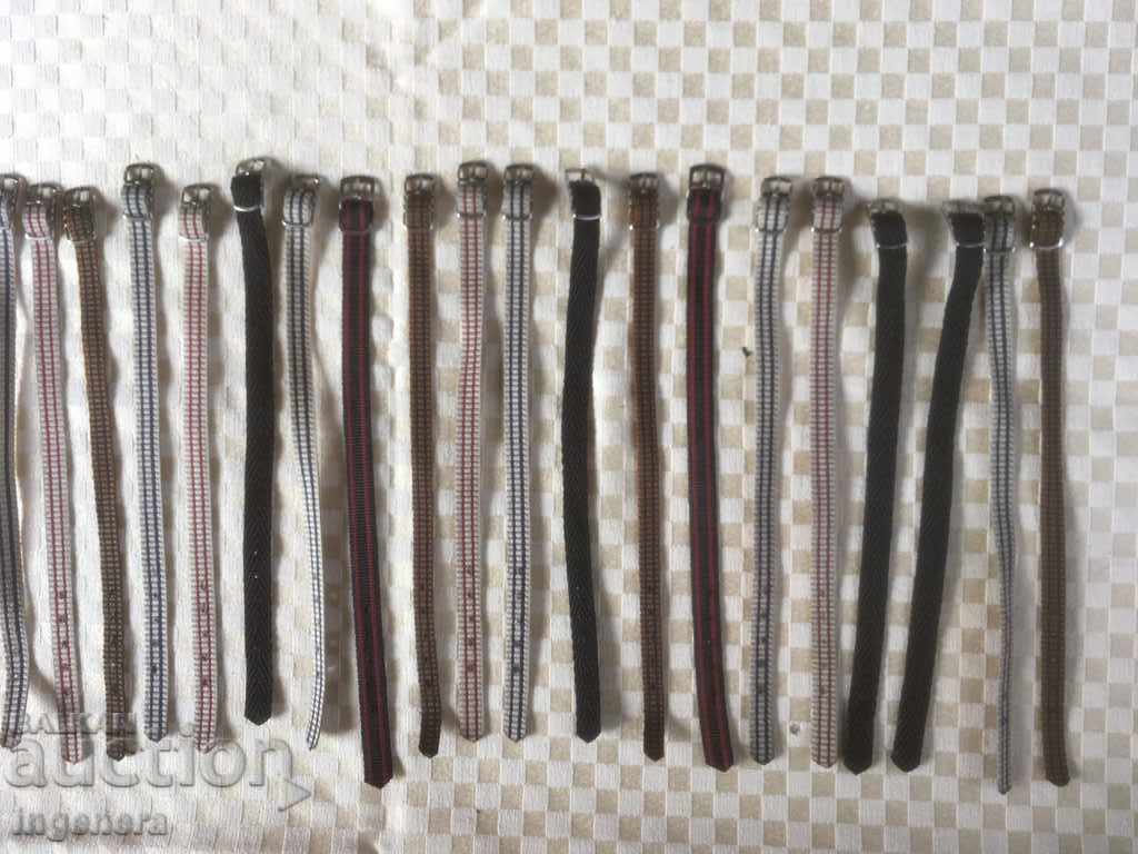CUREA PENTRU CEAS DE DAMĂ PERLON TEXTIL NOU-20 BUC CUREA PENTRU CEAS DE DAMĂ PERLON TEXTIL NOU-20 BUC