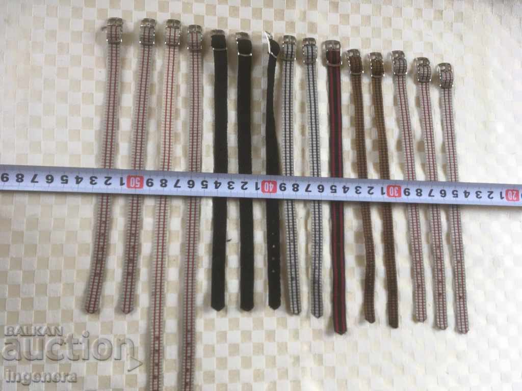 КАИШКА ЗА ДАМСКИ ЧАСОВНИК ПЕРЛОН ТЕКСТИЛ НОВО-15 БР с цена 21.00 лв. | € 10.74