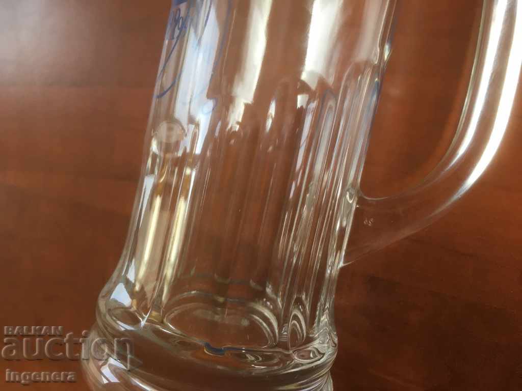 Auction BEER GLASS GLASS ADVERTISING RELIEF THICK GLASS-300ML Auction BEER GLASS GLASS ADVERTISING RELIEF THICK GLASS-300ML